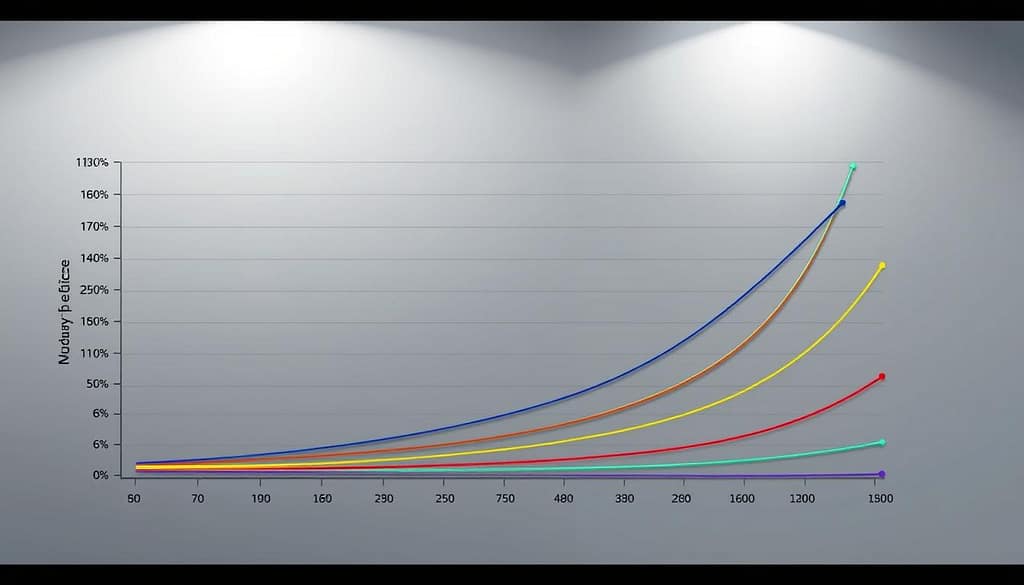 A highly detailed, data-driven graph showcasing the effects of sports biomechanics interventions on injury reduction. The graph features a clean, minimalist design with bold, color-coded lines charting the efficacy of various injury prevention techniques. The background is a muted, neutral tone that allows the graph to take center stage. Precise lighting from above casts a soft, even glow, highlighting the crisp lines and data points. The overall mood is one of scientific rigor and objective analysis, conveying the sense that this is a crucial visual tool for evaluating the real-world impact of injury prevention technology. A highly detailed, data-driven graph showcasing the effects of sports biomechanics interventions on injury reduction. The graph features a clean, minimalist design with bold, color-coded lines charting the efficacy of various injury prevention techniques. The background is a muted, neutral tone that allows the graph to take center stage. Precise lighting from above casts a soft, even glow, highlighting the crisp lines and data points. The overall mood is one of scientific rigor and objective analysis, conveying the sense that this is a crucial visual tool for evaluating the real-world impact of injury prevention technology.